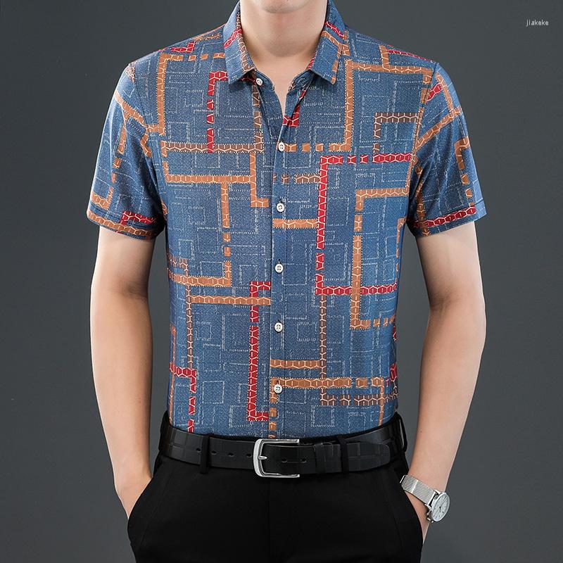 Men's Casual Shirts Short Summer Mens Clothing Sleeved Single Breasted Cotton Plaid Male Smart Retro Motorcycle Plue Size Shirt Men, Picture color 04
Men's Casual Shirts Short Summer Mens Clothing Sleeved Single Breasted Cotton Plaid Male Smart Retro Motorcycle Plue Size Shirt Men, Picture color 04