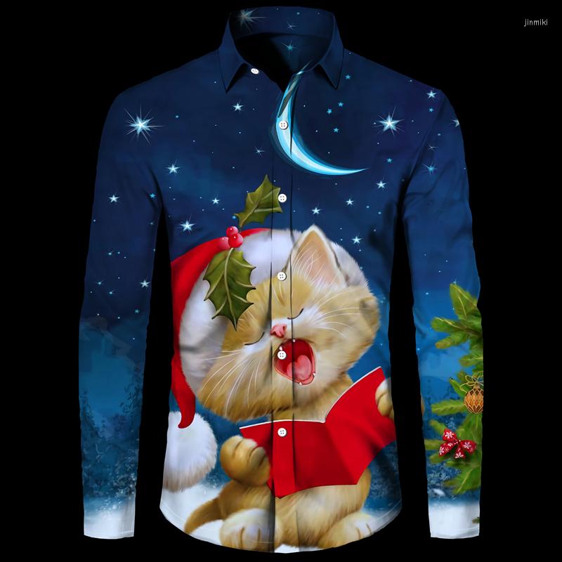 Men's Dress Shirts Christmas Theme 3D Printed Men's Button Shirt Fashion Long Sleeve Top Holiday Party Year Couple Clothing Quality, American size 11
Men's Dress Shirts Christmas Theme 3D Printed Men's Button Shirt Fashion Long Sleeve Top Holiday Party Year Couple Clothing Quality, American size 11