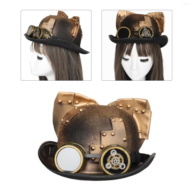 Berets Steampunk Top Hat Antique Gothic Unisex Groom For Party Halloween Accessory, Picture shown
Berets Steampunk Top Hat Antique Gothic Unisex Groom For Party Halloween Accessory, Picture shown