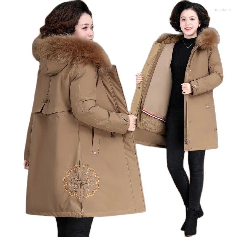 Women's Down Mom's Winter Clothes Pie To Overcome The Jacket Long Style Middle-Aged Elderly Autumn Padded Coat, Khaki
Women's Down Mom's Winter Clothes Pie To Overcome The Jacket Long Style Middle-Aged Elderly Autumn Padded Coat, Khaki