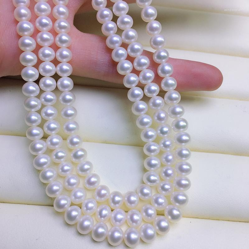 Chains Freshwater Pearl Necklace For Women Round Shape With Size 5-5.5mm Perfect/great Lusterfor Jewelry Diy Loose Strands
Chains Freshwater Pearl Necklace For Women Round Shape With Size 5-5.5mm Perfect/great Lusterfor Jewelry Diy Loose Strands