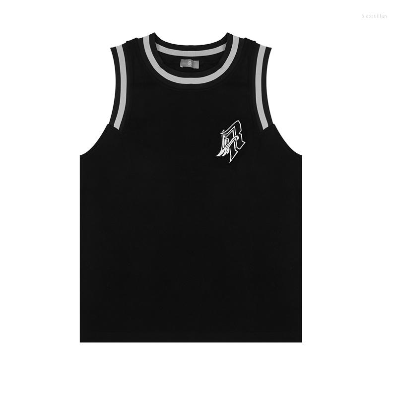 Men's T Shirts REP Vintage Ribbon Stitching Sleeveless Embroidery Mesh Vest High Street Loose Casual Breathable Sports Basketball Male Tee, E-751
Men's T Shirts REP Vintage Ribbon Stitching Sleeveless Embroidery Mesh Vest High Street Loose Casual Breathable Sports Basketball Male Tee, E-751