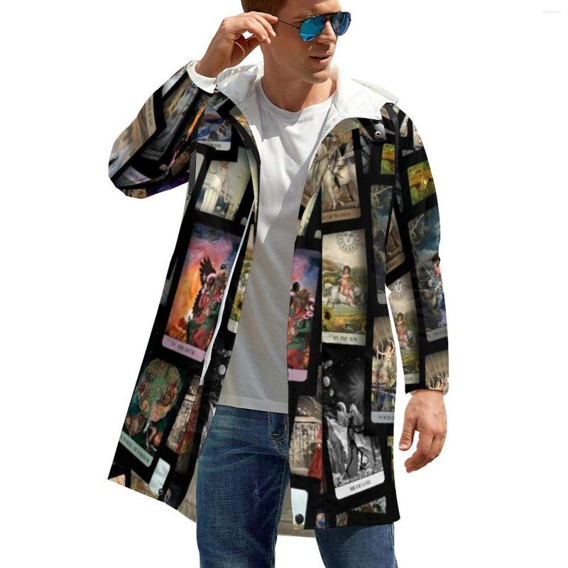 Men' Trench Coats Tarot Deck Print Casual Men Victorian Art Long Autumn Jackets Aesthetic Pattern Zipper Windbreak Plus Size, Style-9
Men' Trench Coats Tarot Deck Print Casual Men Victorian Art Long Autumn Jackets Aesthetic Pattern Zipper Windbreak Plus Size, Style-9