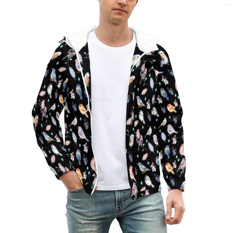 Men' Jackets Colorful Spring Birds Casual Floral Print Windproof Thick Windbreak Graphic Coats Winter Trendy Outdoor Jacket 5XL 6XL, Style-1
Men' Jackets Colorful Spring Birds Casual Floral Print Windproof Thick Windbreak Graphic Coats Winter Trendy Outdoor Jacket 5XL 6XL, Style-1