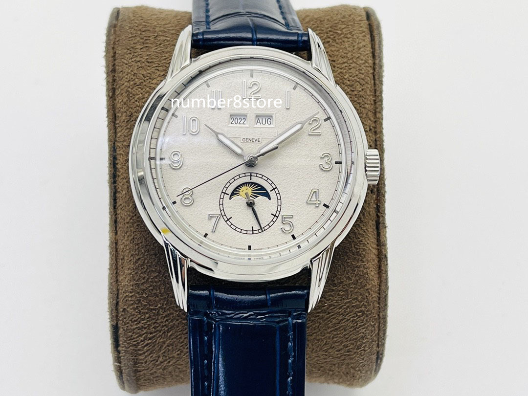 5320G-001 Vintage Style Mens Watch Perpetual Calendar Moon phases PF Factory Stainless Steel Swiss Cal. 324 S Q Automatic 28800vph Sapphire Crystal Luxury Wristwatch
5320G-001 Vintage Style Mens Watch Perpetual Calendar Moon phases PF Factory Stainless Steel Swiss Cal. 324 S Q Automatic 28800vph Sapphire Crystal Luxury Wristwatch