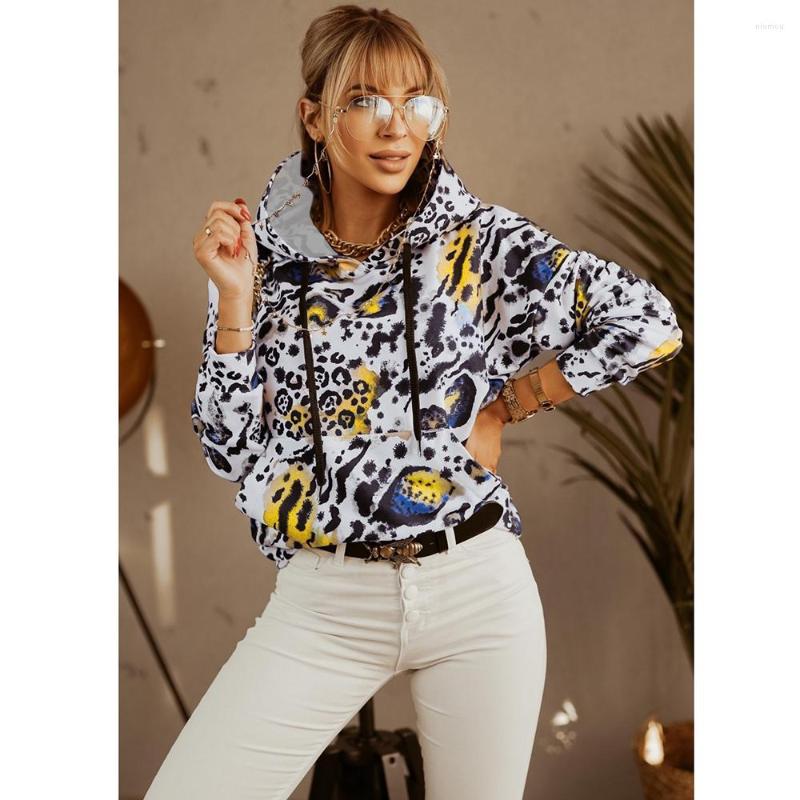Women' Hoodies Spring Fall Women Casual Hooded Sweater Adults Leopard/Plant Print Long Sleeve Sweatshirt With Pocket Drawstring
Women' Hoodies Spring Fall Women Casual Hooded Sweater Adults Leopard/Plant Print Long Sleeve Sweatshirt With Pocket Drawstring
