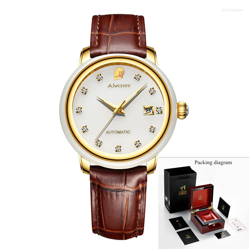 Wristwatches FASHION WOMAN WATCH JADE RETRO CREATIVE GIFT COUPLE WATCHES AUTOMATIC MECHANICAL BUSINESS MEN
Wristwatches FASHION WOMAN WATCH JADE RETRO CREATIVE GIFT COUPLE WATCHES AUTOMATIC MECHANICAL BUSINESS MEN