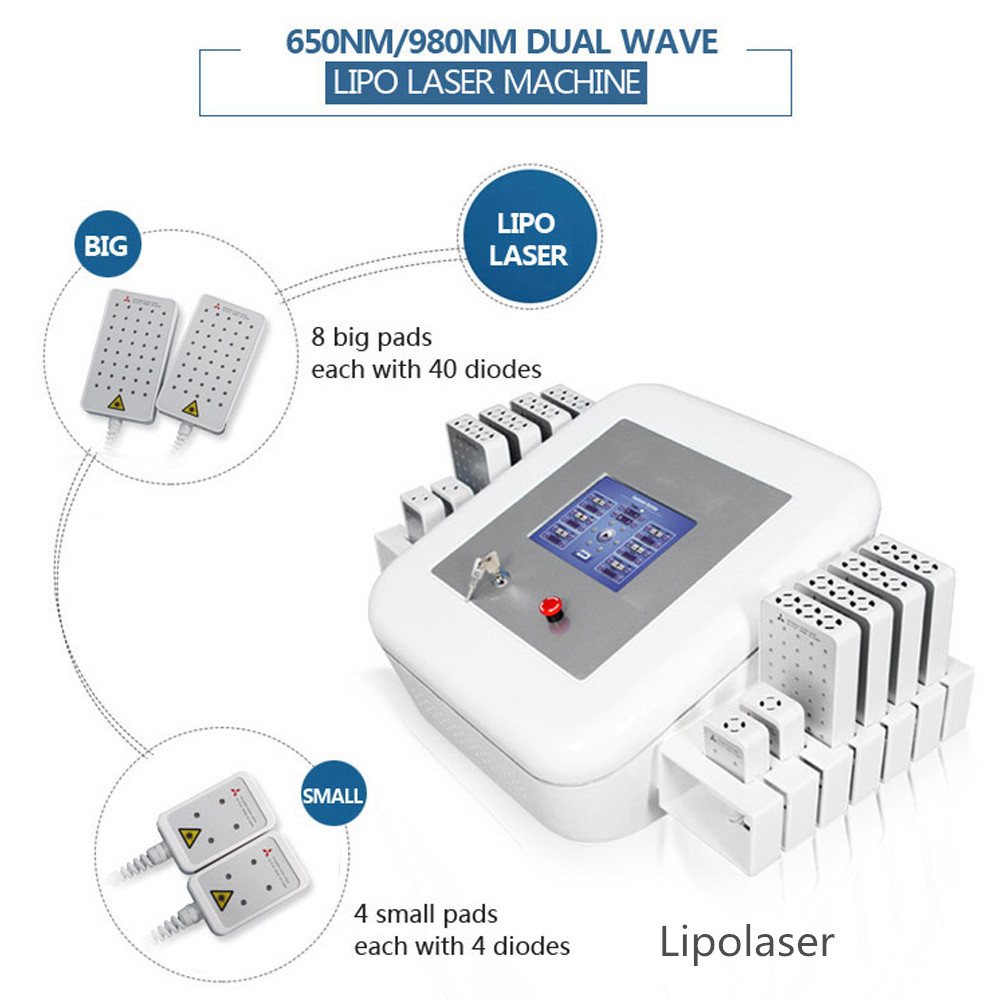 Dual Wave Lipo Laser Slimming Machine 12 Pads 650nm 980nm Lipolaser Body Shaping Skin Tightening Fat Burner Cellulite Reduction Beauty Center Equipment
Dual Wave Lipo Laser Slimming Machine 12 Pads 650nm 980nm Lipolaser Body Shaping Skin Tightening Fat Burner Cellulite Reduction Beauty Center Equipment
