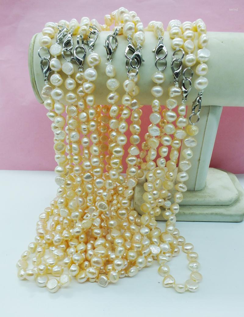 Choker Wholesale 50PCS 8-9MM White/Pink/Gray Natural Freshwater Baroque Pearl Necklace 18"
Choker Wholesale 50PCS 8-9MM White/Pink/Gray Natural Freshwater Baroque Pearl Necklace 18"