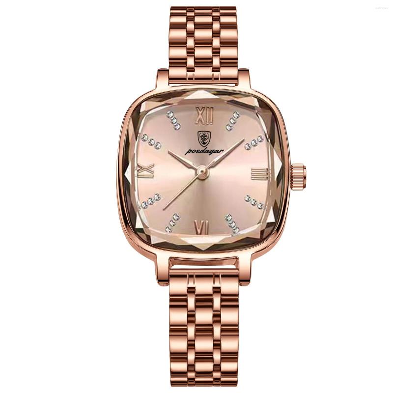 Wristwatches 2022 Selling Stainless Steel Square Waterproof Watch For Women Business Classic Fashion Quartz Watches, Red
Wristwatches 2022 Selling Stainless Steel Square Waterproof Watch For Women Business Classic Fashion Quartz Watches, Red