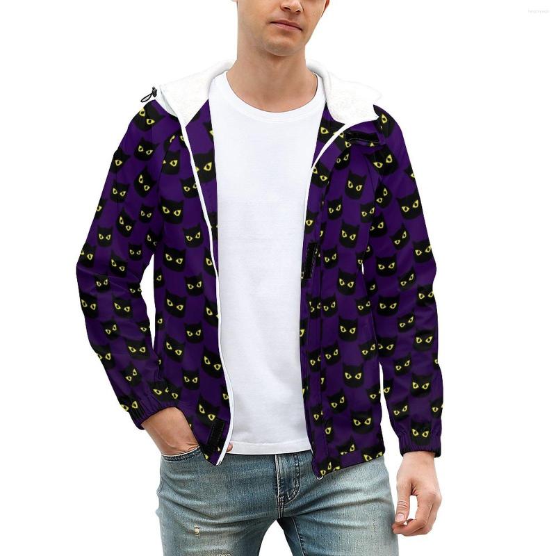 Men' Jackets Black And Purple Cat Warm Casual Halloween Print Coats Winter Aesthetic Jacket Zip Custom Loose Windbreakers Plus Size, Style-6
Men' Jackets Black And Purple Cat Warm Casual Halloween Print Coats Winter Aesthetic Jacket Zip Custom Loose Windbreakers Plus Size, Style-6