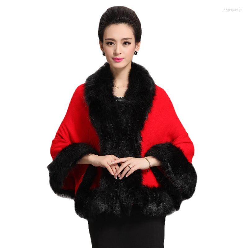 Women's Fur 2022 High-end Temperament Autumn And Winter Coat Imitation Shawl Cloak Women's Coats Knitted Cardigan Fashion, Red
Women's Fur 2022 High-end Temperament Autumn And Winter Coat Imitation Shawl Cloak Women's Coats Knitted Cardigan Fashion, Red