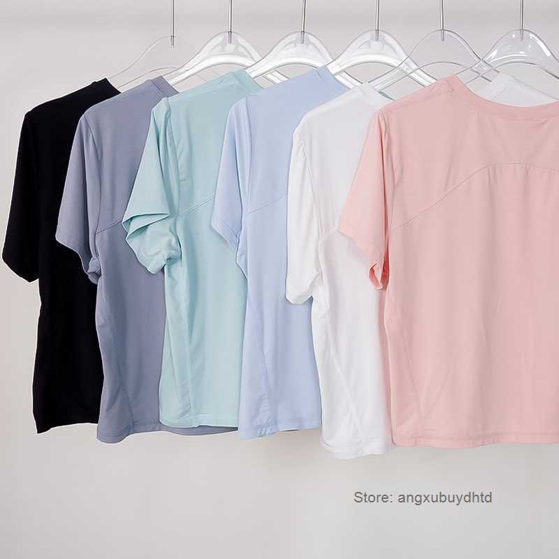 Fashion Brand Lulus Yoga Women's T Shirts Action Always T-shirt Short Sleeve Short Loose Sports Modal High Elastic Casual T, White 808 short sleeve
Fashion Brand Lulus Yoga Women's T Shirts Action Always T-shirt Short Sleeve Short Loose Sports Modal High Elastic Casual T, White 808 short sleeve