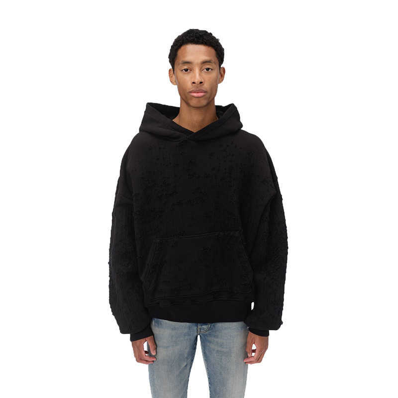 Men' Hoody Hoodie Casual Sweater Designer Sweatshirt Same Amii Worn Hole Pullover Men Women Autumn Winter Leisure Long Sleeve Plush Tracksuit, Black
Men' Hoody Hoodie Casual Sweater Designer Sweatshirt Same Amii Worn Hole Pullover Men Women Autumn Winter Leisure Long Sleeve Plush Tracksuit, Black