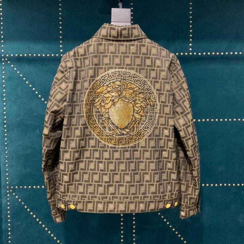 designer jacket mens cardigan coat vers jacquard embroidered baseball jackets medusa casual shirt men women hip-hop coats 4xl 5xl, Brown1
designer jacket mens cardigan coat vers jacquard embroidered baseball jackets medusa casual shirt men women hip-hop coats 4xl 5xl, Brown1