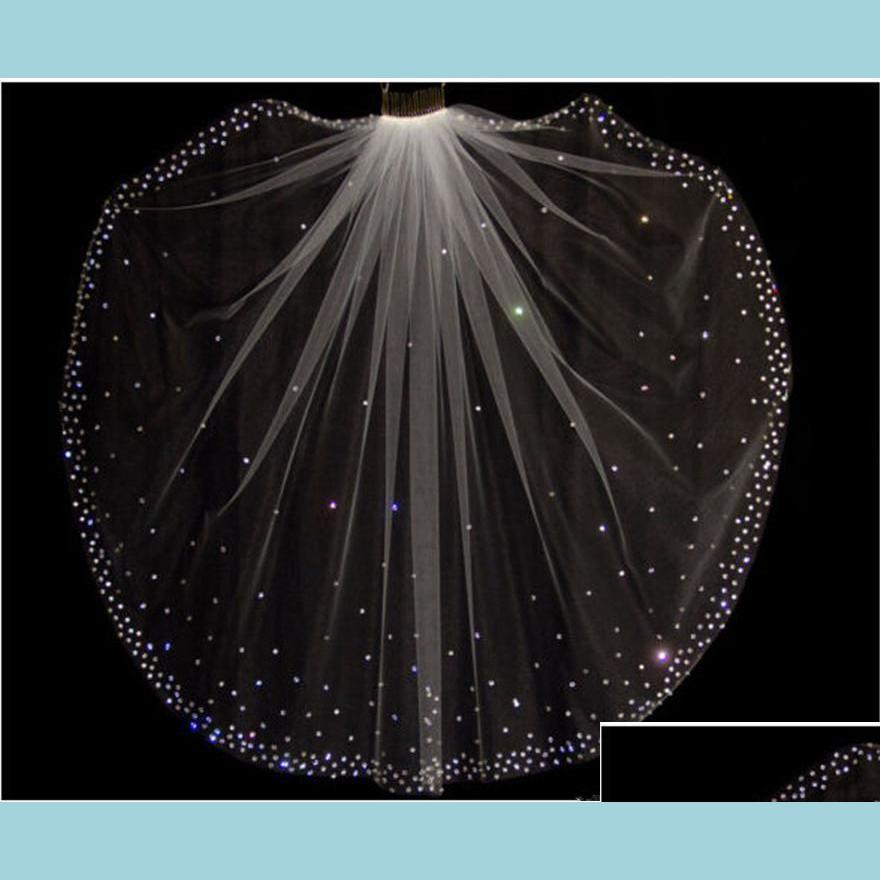 Bridal Veils Glitter Sparkling High Quality 1 Layer Crystals Wedding Veils With Comb White/ Ivory Bridal Accessories Sale Drop Deliv Dh4Yv
Bridal Veils Glitter Sparkling High Quality 1 Layer Crystals Wedding Veils With Comb White/ Ivory Bridal Accessories Sale Drop Deliv Dh4Yv