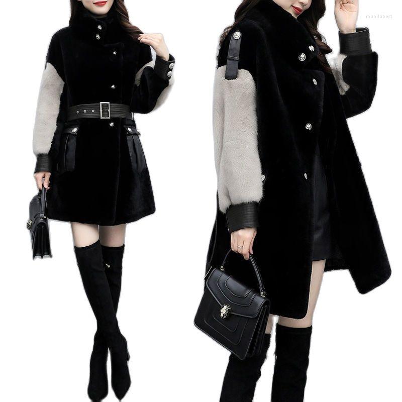 Women's Fur Woolen Coat Women 2022Winter Plus Velvet Thickened Faux Jacket Female Mid-Length Outwear 5XL Ladies Overcoat Top, Black
Women's Fur Woolen Coat Women 2022Winter Plus Velvet Thickened Faux Jacket Female Mid-Length Outwear 5XL Ladies Overcoat Top, Black