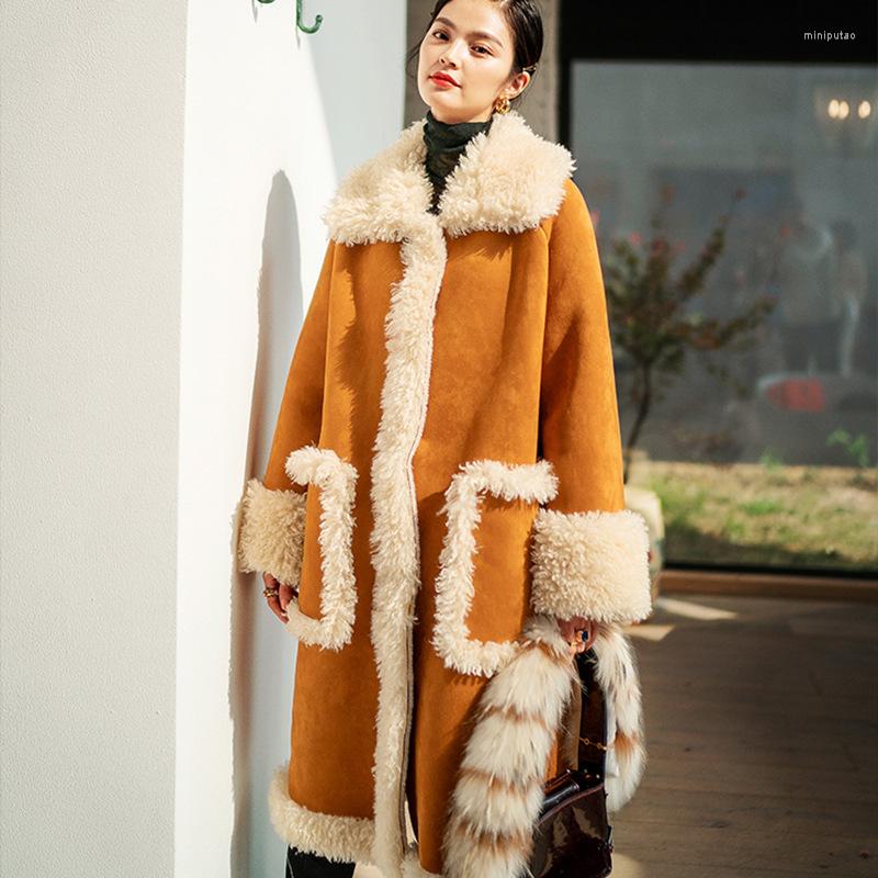 Women' Leather Winter Women High Quality Faux Lambswool Fur OverCoats Luxury Long Casual Thick Warm Plus Size Female 2022 Yellow Lady, See chart
Women' Leather Winter Women High Quality Faux Lambswool Fur OverCoats Luxury Long Casual Thick Warm Plus Size Female 2022 Yellow Lady, See chart