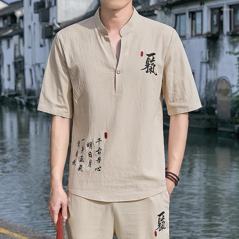 Men's Tracksuits Linen Embroidery Hanfu Sets Chinese Style Suit Male Traditional Tang Taichi Top Pants Summer Men Cotton, Black
Men's Tracksuits Linen Embroidery Hanfu Sets Chinese Style Suit Male Traditional Tang Taichi Top Pants Summer Men Cotton, Black