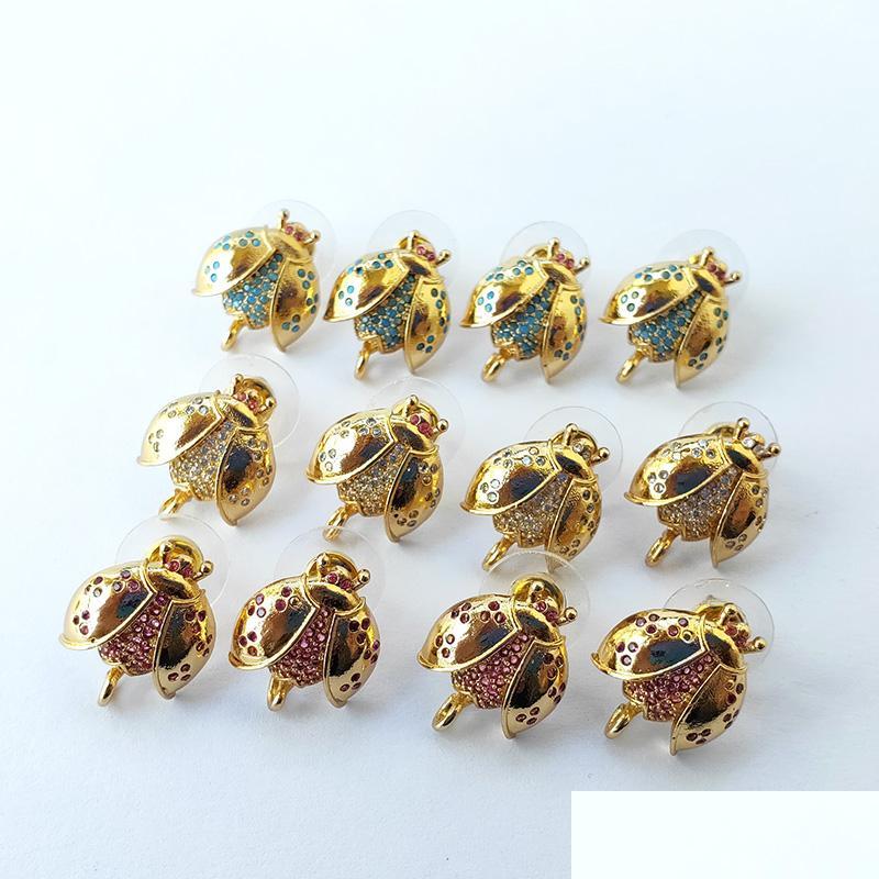 Stud Ladybug Insects Shape Stud Earrings Post With Loop Hanger Cz Micro Paved For Diy Women Jewelry Earring Findings Er1034 Drop Del Dhlit
Stud Ladybug Insects Shape Stud Earrings Post With Loop Hanger Cz Micro Paved For Diy Women Jewelry Earring Findings Er1034 Drop Del Dhlit