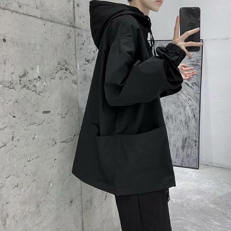 Men's Jackets Cool Men Hoodie Loose Hooded Oversized Elastic Cuff Autumn Coat Spring Top Motocycling Clothes, Black
Men's Jackets Cool Men Hoodie Loose Hooded Oversized Elastic Cuff Autumn Coat Spring Top Motocycling Clothes, Black