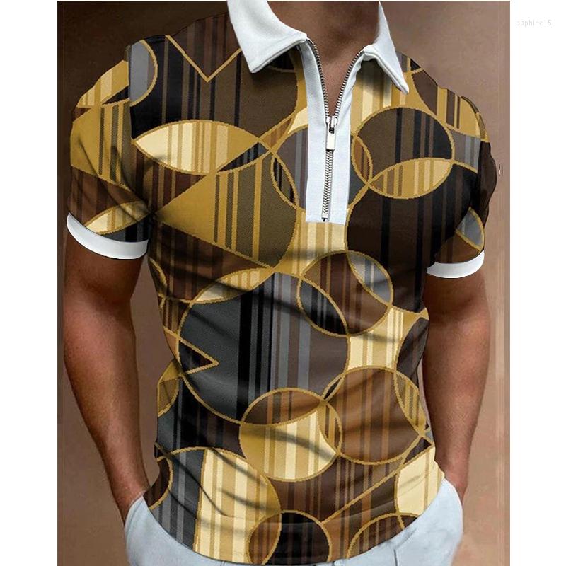 Men' Polos Summer Men' Clothing Polo Shirts Casual Turn-Down Collar Zipper Patchwork Round Print Short Sleeve Tee Shirt Men Tops, Llp138
Men' Polos Summer Men' Clothing Polo Shirts Casual Turn-Down Collar Zipper Patchwork Round Print Short Sleeve Tee Shirt Men Tops, Llp138
