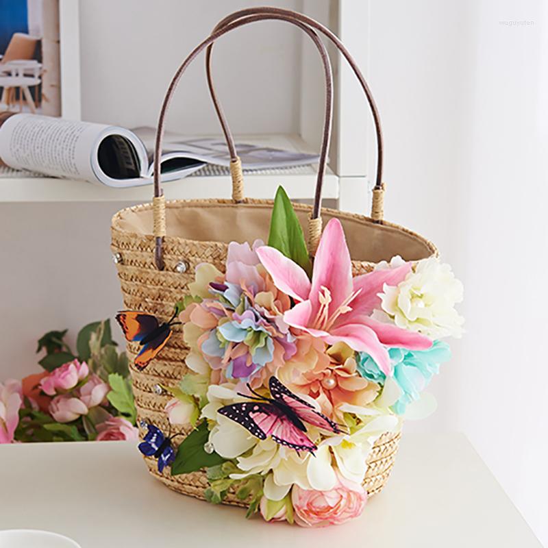 Evening Bags Women Straw Totes Beach Fashion Summer Floral Butterfly Woven Handbag Rattan Handmade Flower For Travel Holiday, Flower straw totes
Evening Bags Women Straw Totes Beach Fashion Summer Floral Butterfly Woven Handbag Rattan Handmade Flower For Travel Holiday, Flower straw totes