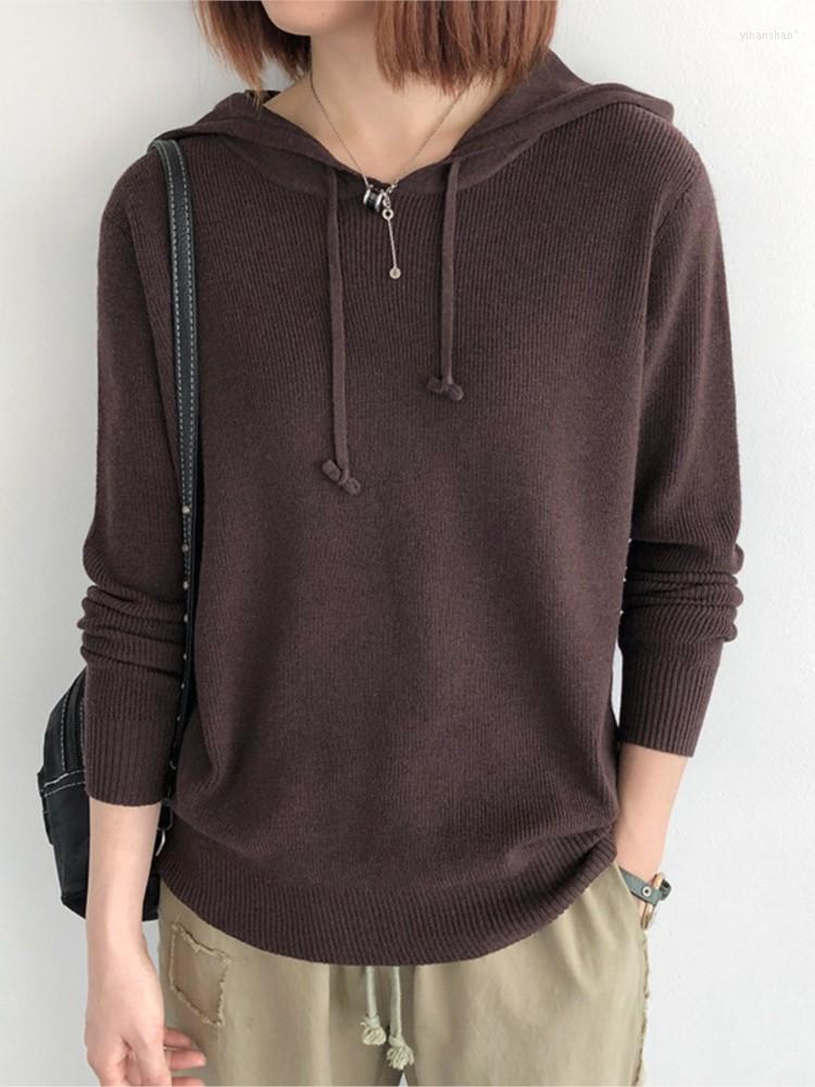 Women's Sweaters Johnature Women Casual Knitted Cotton Hooded Solid Color 2022 Autumn Long Sleeve Female Pullover, Blue
Women's Sweaters Johnature Women Casual Knitted Cotton Hooded Solid Color 2022 Autumn Long Sleeve Female Pullover, Blue
