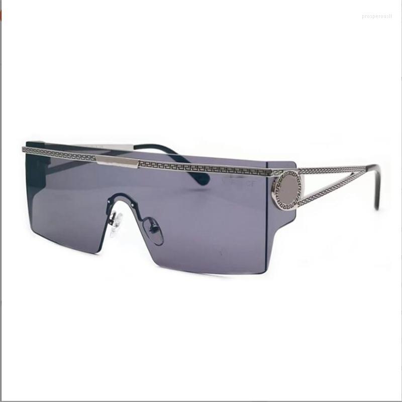 Sunglasses Metallic Silver One-piece Lens Fashion Women Simple Luxury Designer Brand Glasses Men And Ultra Clear Sunshade
Sunglasses Metallic Silver One-piece Lens Fashion Women Simple Luxury Designer Brand Glasses Men And Ultra Clear Sunshade