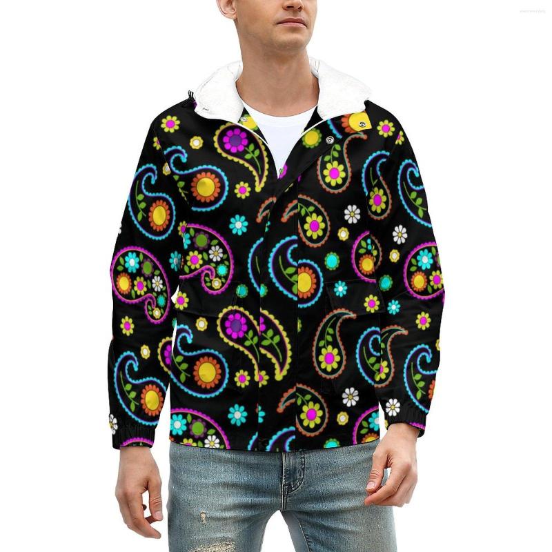 Men' Jackets Paisley Print Winter Colorful Floral Aesthetic Warm Casual Coats Men Waterproof Loose Windbreak Pattern Oversize Jacket, Style-10
Men' Jackets Paisley Print Winter Colorful Floral Aesthetic Warm Casual Coats Men Waterproof Loose Windbreak Pattern Oversize Jacket, Style-10