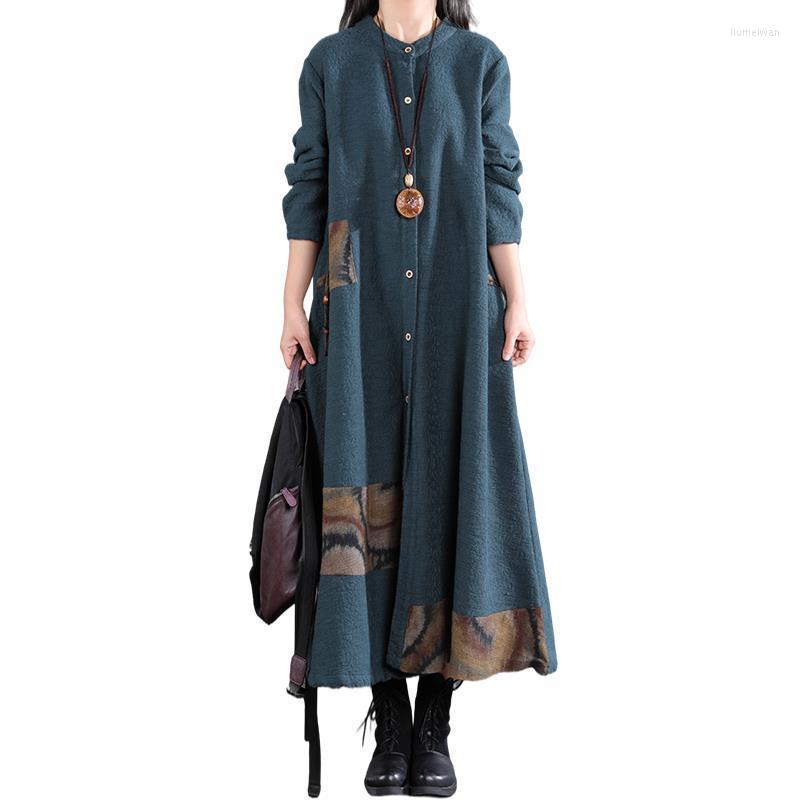 Women's Trench Coats Women Windbreaker 2022 Autumn Winter Velvet Thick National Wind Coat Female Slim Stitching Retro Mid-length Jacket A828, Black
Women's Trench Coats Women Windbreaker 2022 Autumn Winter Velvet Thick National Wind Coat Female Slim Stitching Retro Mid-length Jacket A828, Black