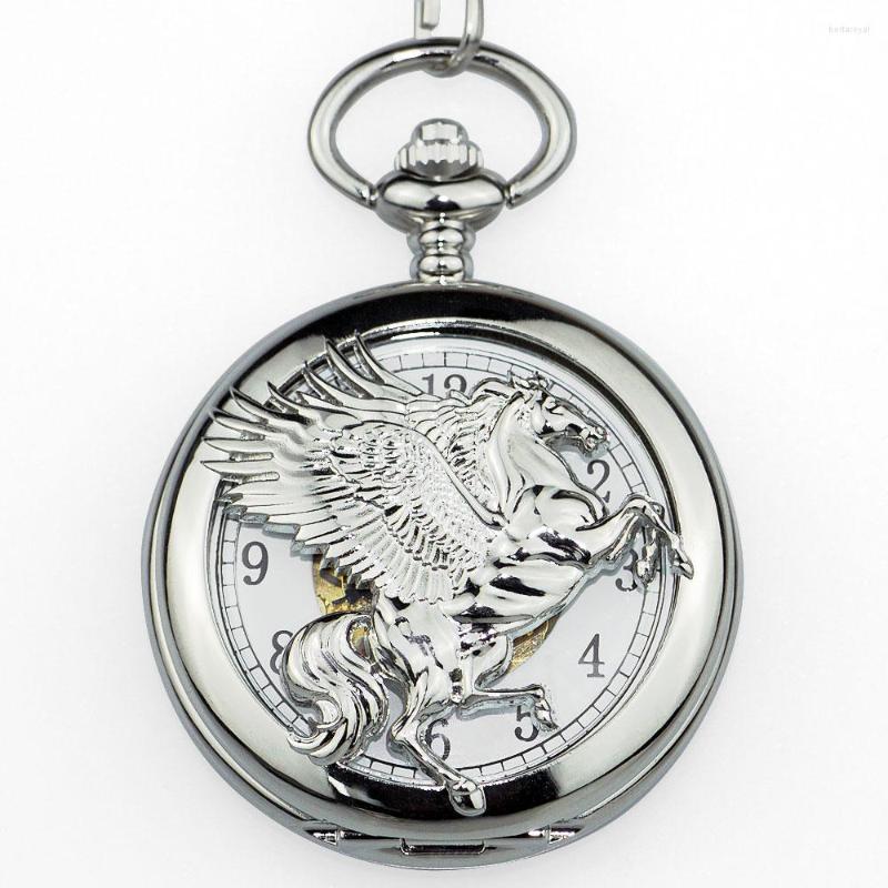 Pocket Watches High Quality Antique Vintage Horse Hand Winding White Dial Mechanical Watch Skeleton Men Women Fob Chain PJX1339, No box
Pocket Watches High Quality Antique Vintage Horse Hand Winding White Dial Mechanical Watch Skeleton Men Women Fob Chain PJX1339, No box