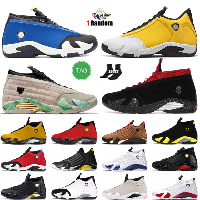 Mens Low Laney Jumpman 14 Basketball Shoes Big Size 13 Ginger Fortune Gym Red Lipstick Winterized University Gold Black Toe Thunder 14s J14 Sneakers Sports