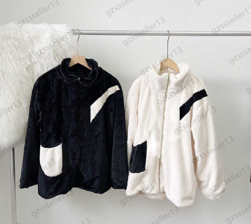 Brand Womens Jackets Imitation Golden Sable Cuff Zipper Soft Warm Coat Color Contrast Logo Printed Stand Collar Loose Version Jacket Women Clothes 2 Colors 1970, 13
Brand Womens Jackets Imitation Golden Sable Cuff Zipper Soft Warm Coat Color Contrast Logo Printed Stand Collar Loose Version Jacket Women Clothes 2 Colors 1970, 13