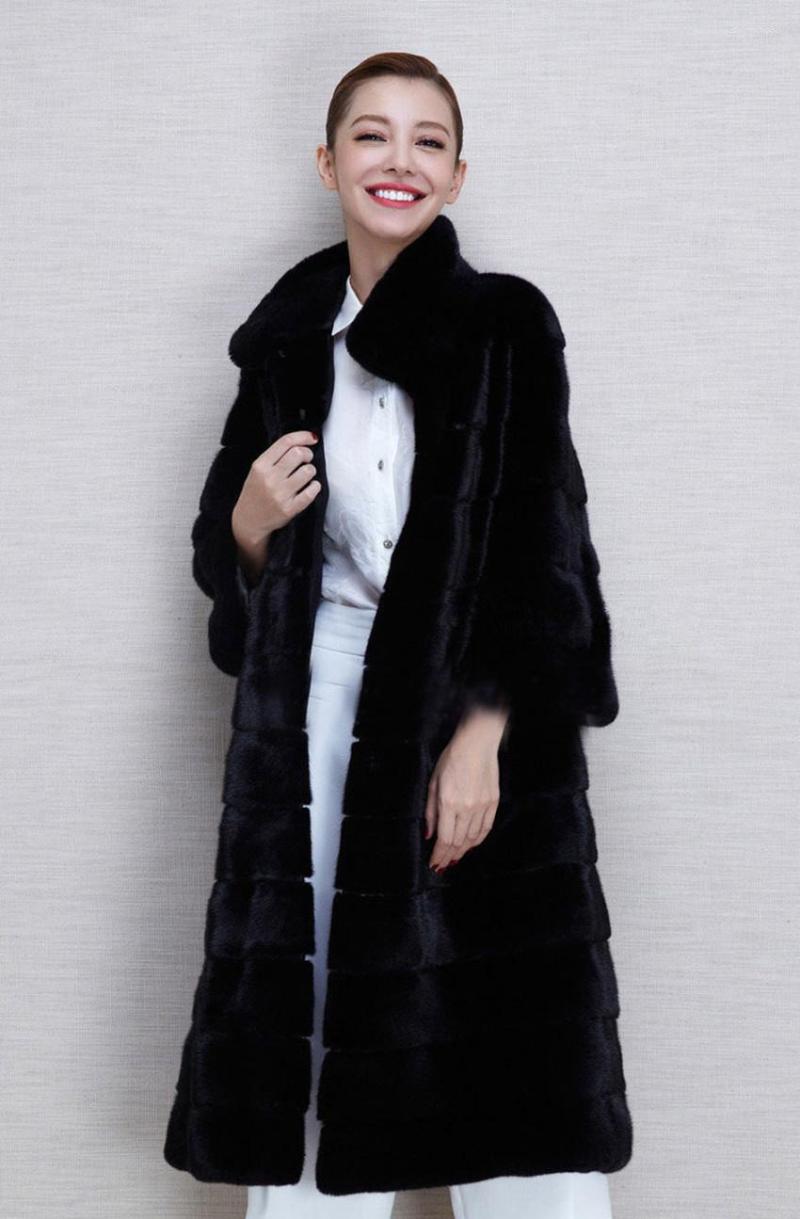 Women' Fur Autumn Winter Fashion Women' Elegant Faux Black Long Coat Chic Overcoat D887
Women' Fur Autumn Winter Fashion Women' Elegant Faux Black Long Coat Chic Overcoat D887