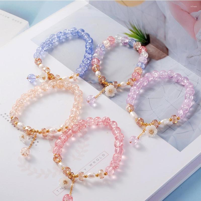 Charm Bracelets Bohemian Lucky Crystal Beaded Bracelet Handmade Pearl Stretch With Daisy Pendant For Women Girls Jewelry
Charm Bracelets Bohemian Lucky Crystal Beaded Bracelet Handmade Pearl Stretch With Daisy Pendant For Women Girls Jewelry