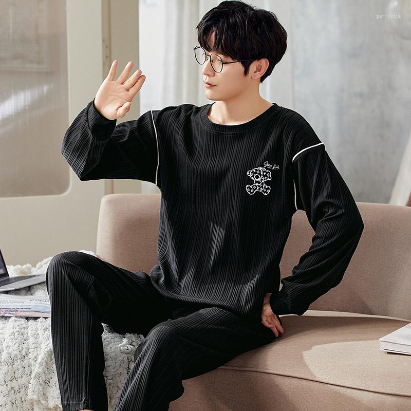 Men's Sleepwear QUHENG 2022 Men's Home Suits Long-sleeved Trousers For Autumn And Winter Pijamas Men Cotton Design Pajamas
Men's Sleepwear QUHENG 2022 Men's Home Suits Long-sleeved Trousers For Autumn And Winter Pijamas Men Cotton Design Pajamas