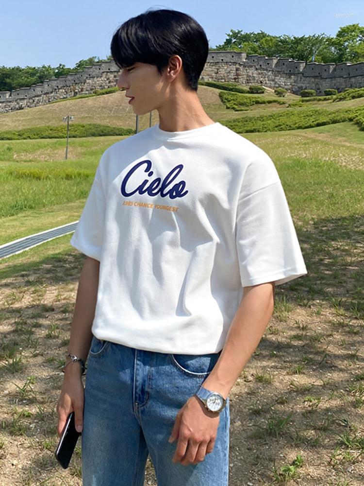 Men's T Shirts Short Summer 2023 Sleeve Casual Letter Print T-shirt Men Korean Fashion Loose Round Collar White Tee Tops 2Y8122
Men's T Shirts Short Summer 2023 Sleeve Casual Letter Print T-shirt Men Korean Fashion Loose Round Collar White Tee Tops 2Y8122