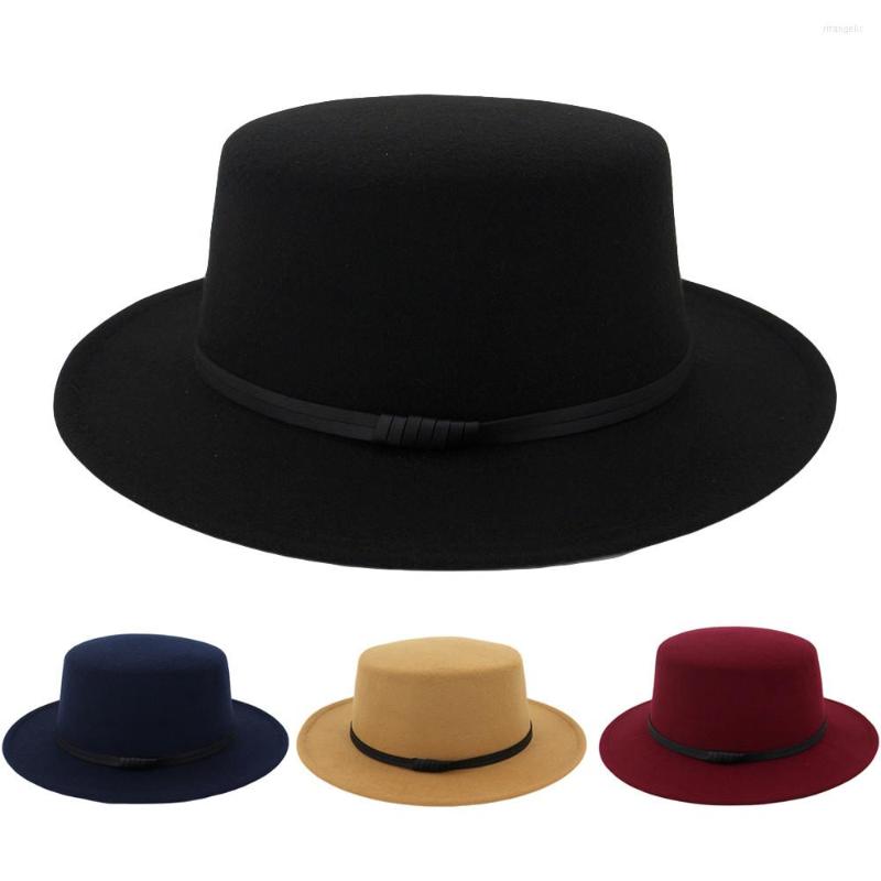 Ball Caps Perfect Hat Unisex Wide Brim Wool Belt Flat Top Fedora Party Hats Cap Baseball Teacher, Black
Ball Caps Perfect Hat Unisex Wide Brim Wool Belt Flat Top Fedora Party Hats Cap Baseball Teacher, Black
