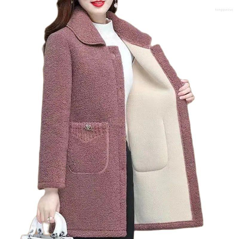 Women's Fur Lamb Wool All-In-One Coat Female 2022 Autumn Winter Women's Jacket Middle-Aged Elderly Mom Mid-Length Grain Fleece, Khaki
Women's Fur Lamb Wool All-In-One Coat Female 2022 Autumn Winter Women's Jacket Middle-Aged Elderly Mom Mid-Length Grain Fleece, Khaki