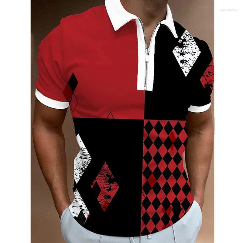 Men's Polos Fashion Mens Clothes Polo Shirts Casual Streetwear Plaid Print Short Sleeve Tee Shirt Men Turn-Down Collar Zipper Tops, Llp090
Men's Polos Fashion Mens Clothes Polo Shirts Casual Streetwear Plaid Print Short Sleeve Tee Shirt Men Turn-Down Collar Zipper Tops, Llp090