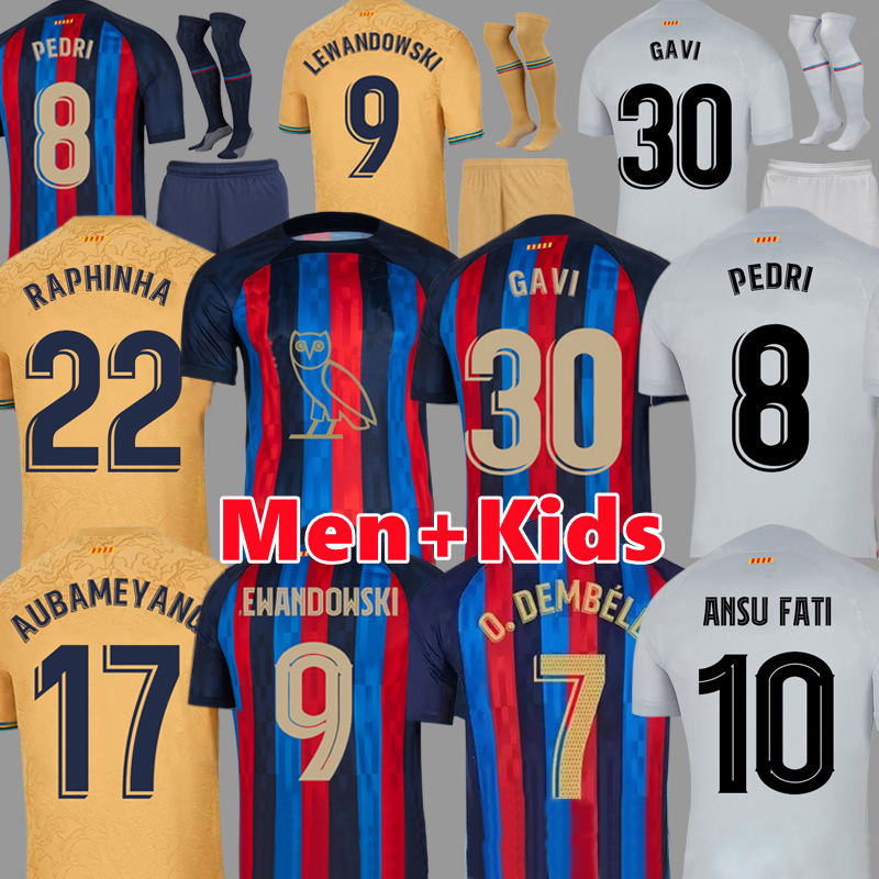 2022 2023 Camisetas de football soccer jersey LEWANDOWSKI PEDRI GAVI 22 23 FC ANSU FATI FERRAN RAPHINHA barcelona DEST football shirt men barca kit kids equipments, 22/23 home
2022 2023 Camisetas de football soccer jersey LEWANDOWSKI PEDRI GAVI 22 23 FC ANSU FATI FERRAN RAPHINHA barcelona DEST football shirt men barca kit kids equipments, 22/23 home