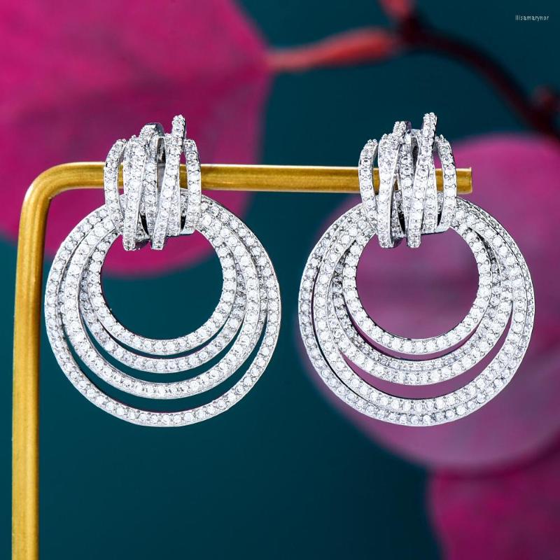 Dangle Earrings Kellybola Luxury Twist Circles Fashion Colorful Full Mirco Black Cubic Zirconia European Wedding Jewelry
Dangle Earrings Kellybola Luxury Twist Circles Fashion Colorful Full Mirco Black Cubic Zirconia European Wedding Jewelry
