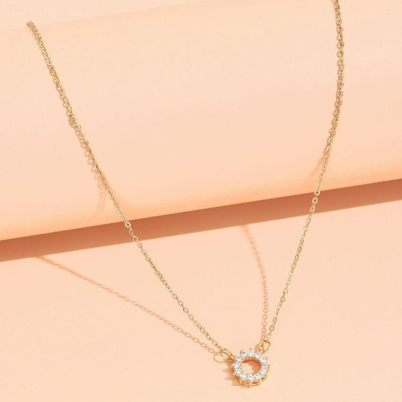 Chains Diamond Circle Pendant Necklace For Women's Birthday Anniversary Gift Clavicle
Chains Diamond Circle Pendant Necklace For Women's Birthday Anniversary Gift Clavicle