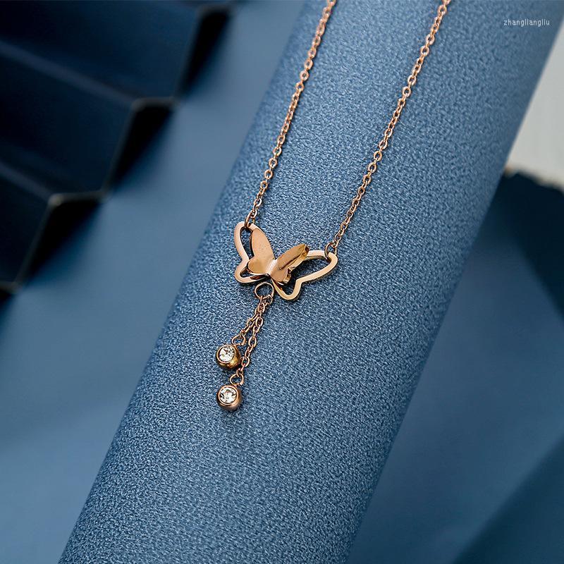 Pendant Necklaces MEYRROYU Stainless Steel Butterfly Pandent For Women Rhinestone Tassel Choker 2022 Trendy Fashion Party Gift Jewelry
Pendant Necklaces MEYRROYU Stainless Steel Butterfly Pandent For Women Rhinestone Tassel Choker 2022 Trendy Fashion Party Gift Jewelry