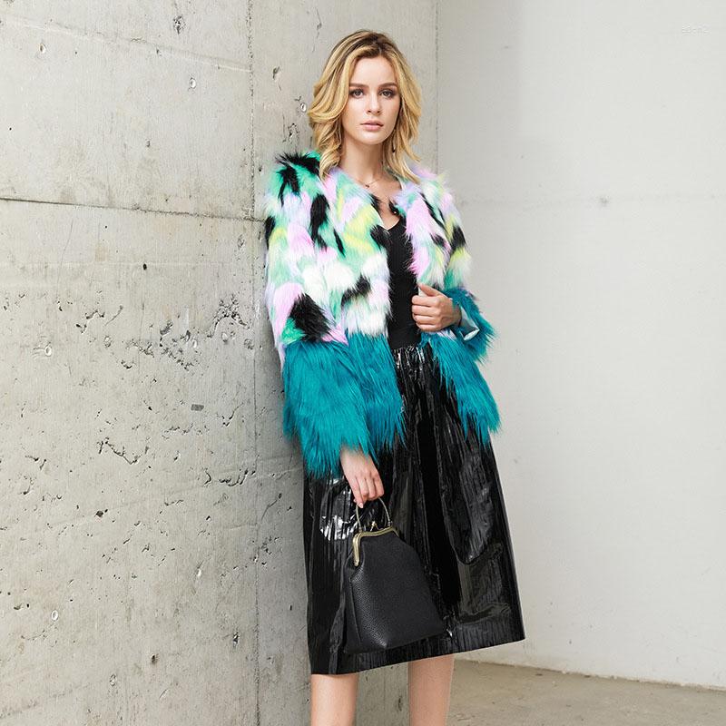 Women's Fur Faux Coat Stitching Plush Thickened Fluffy Jacket Winter Women's Clothing High Quality Teddy Luxury Warm Fashion Brand, Blue
Women's Fur Faux Coat Stitching Plush Thickened Fluffy Jacket Winter Women's Clothing High Quality Teddy Luxury Warm Fashion Brand, Blue
