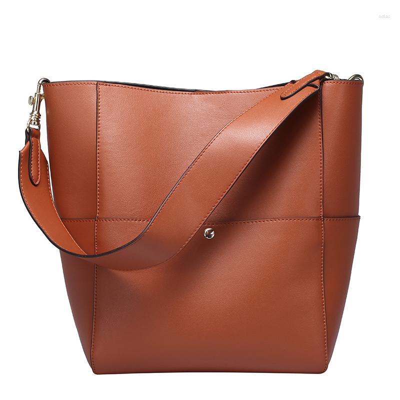 Evening Bags Handbags Genuine Leather European And American Style Handbag Cowhide Bucket Fashion Shoulder Bag Portable Shopping, Black
Evening Bags Handbags Genuine Leather European And American Style Handbag Cowhide Bucket Fashion Shoulder Bag Portable Shopping, Black
