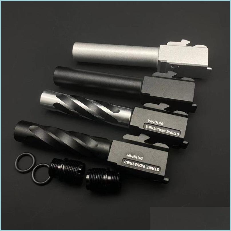 Tactical Accessories Tactical Accessories Kublai P3 G19 Si Aluminum Metal Decoration Outer Barrel With 14Mm Thread For Hunting Drop Dh81F
Tactical Accessories Tactical Accessories Kublai P3 G19 Si Aluminum Metal Decoration Outer Barrel With 14Mm Thread For Hunting Drop Dh81F
