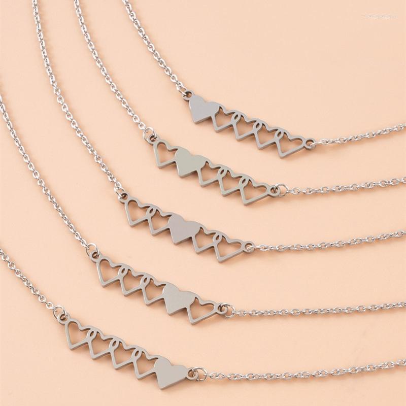 Pendant Necklaces Friend Necklace European And American Creative Personality Stainless Steel Heart-shaped 4-piece Set/5-piece Set K3ND
Pendant Necklaces Friend Necklace European And American Creative Personality Stainless Steel Heart-shaped 4-piece Set/5-piece Set K3ND