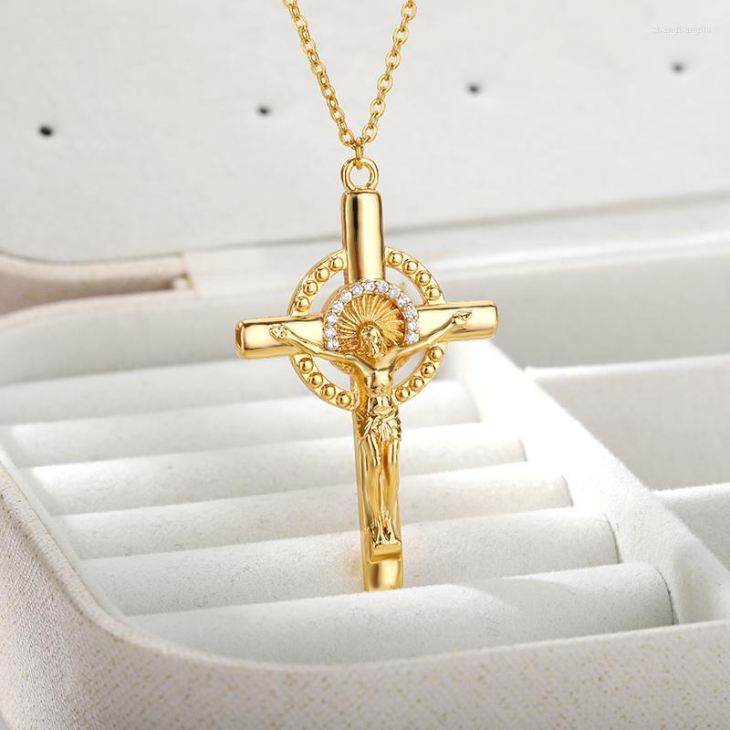 Pendant Necklaces Stainless Steel Cross For Women Lover Gold Color Chain Necklace Religious Jewelry Gift 2022
Pendant Necklaces Stainless Steel Cross For Women Lover Gold Color Chain Necklace Religious Jewelry Gift 2022